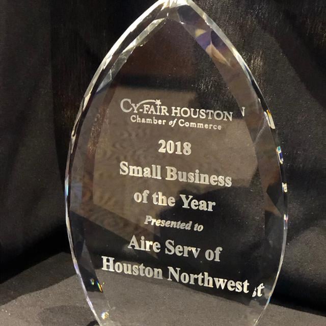 2018 Small business of the year award