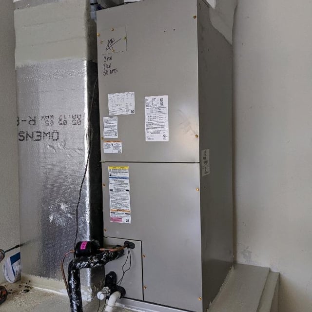 Air Handler in Garage