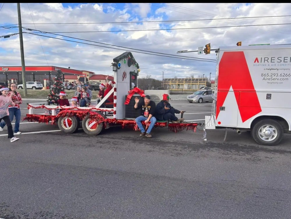 Aire Serv in the Christmas Parade