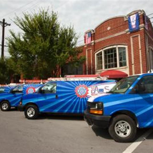 Aire Serv of Northampton service vans