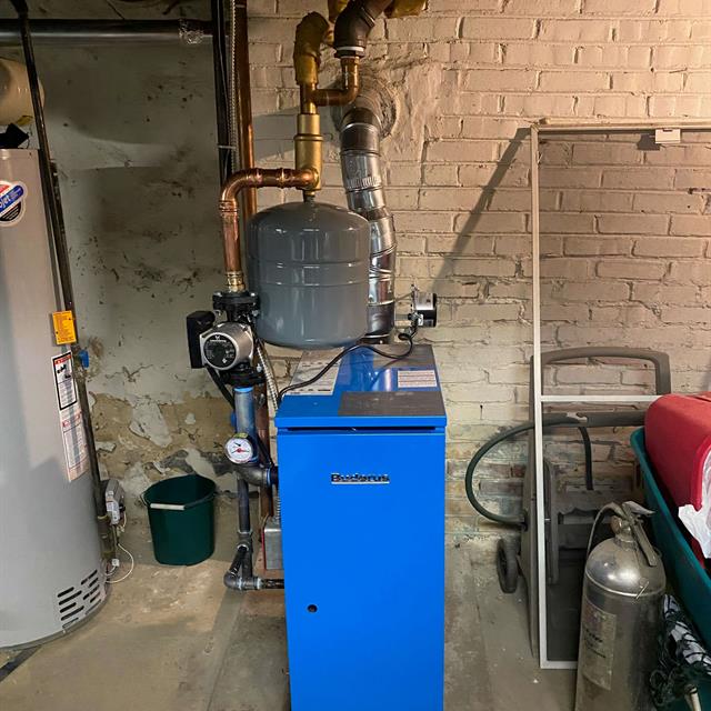 Boiler installed