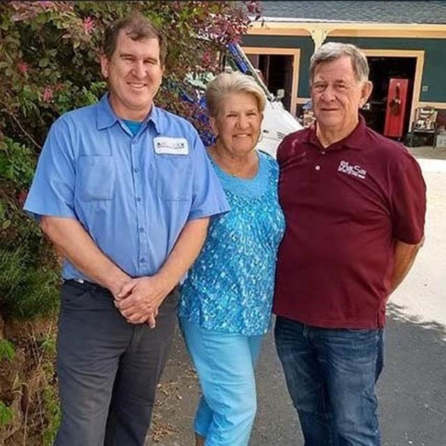 Aire Serv of the Stockton is now a second-generation family business. Shown left to right – Bryan, Dianne, and Sam Harris.