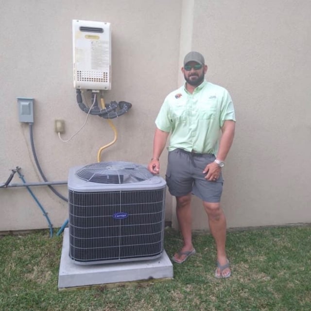 New AC Unit Installed outside of home