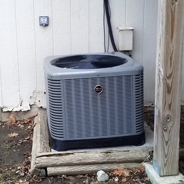 Staying cool with a nice new Ruud air conditioner.