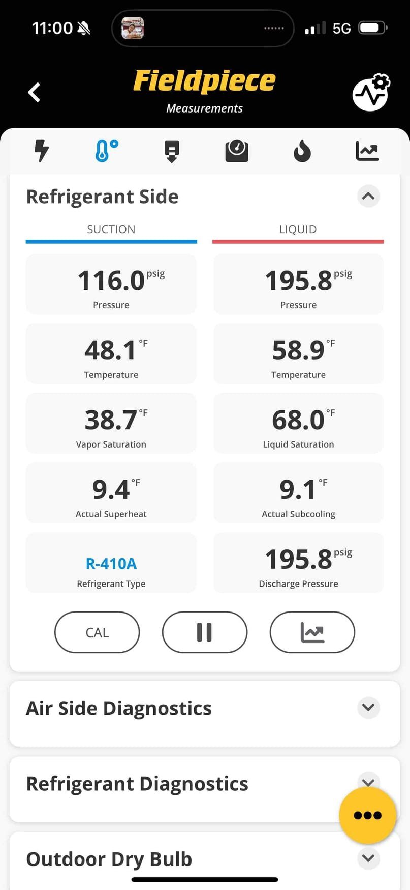 refrigerant levels check