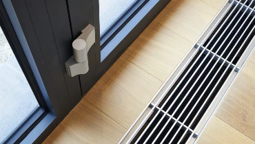 Heater vents in the floor