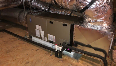 Carrier system in attic