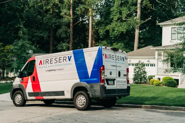 asv van parked near the lane