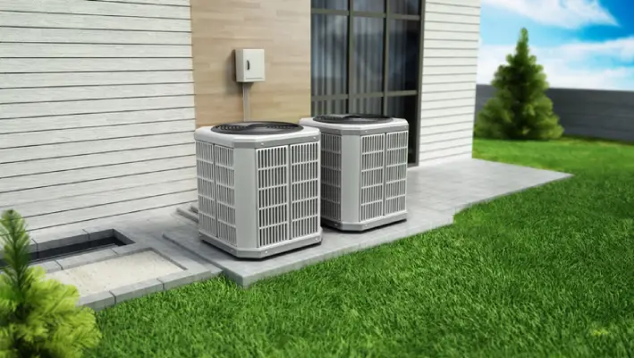 HVAC equipment outside of a house. | Aire Serve of North Central Arizona